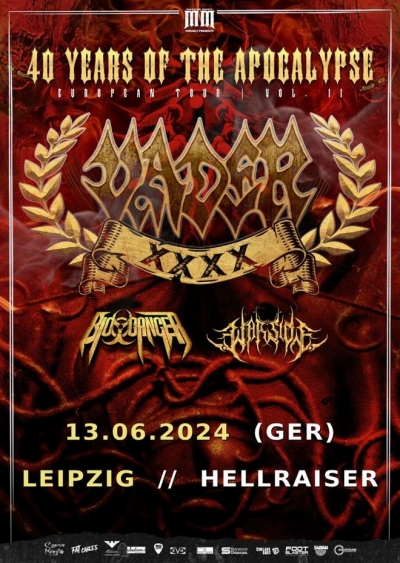 VADER - 40 Years of the Apocalypse - European tour vol. II - Lipsko