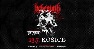 BEHEMOTH + TESTAMENT + GAEREA - Košice 2024