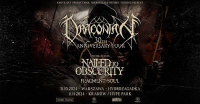 Draconian 30th anniversary Tour 2024 - Varšava