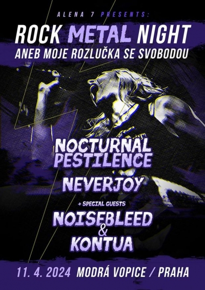 Alena 7 presents: ROCK METAL NIGHT aneb moje rozlučka se svobodou