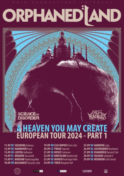 Orphaned Land - „ A Heaven You May Create Tour 2024” - Lipsko