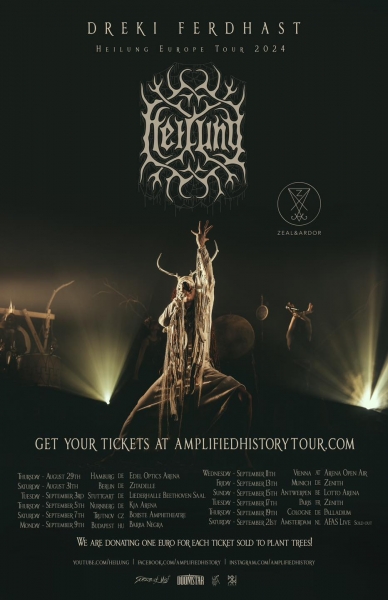 HEILUNG + Zeal & Ardor - "Dreki Ferdhast Tour" 2024 - Mnichov