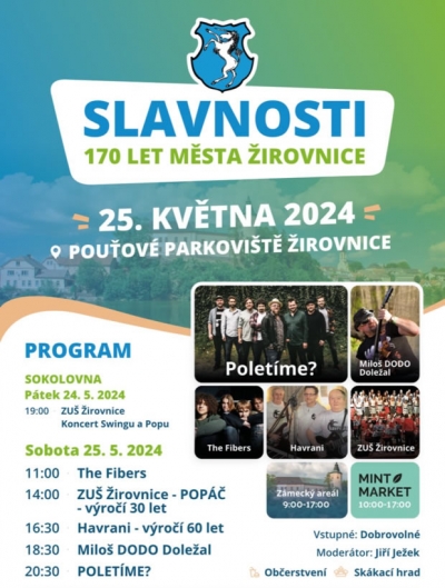 Slavnosti města Žirovnice 170 let