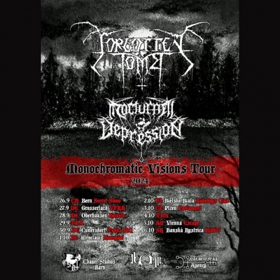 FORGOTTEN TOMB & NOCTURNAL DEPRESSION - Monochromatic Visions Tour 2024 - Vratislav