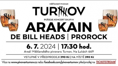 ARAKAIN & DE BILL HEADS & PROROCK - Turnov 2024