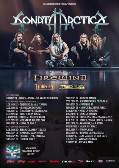 SONATA ARCTICA - CLEAR COLD BEYOND EUROPEAN TOUR 2024 - Berlín