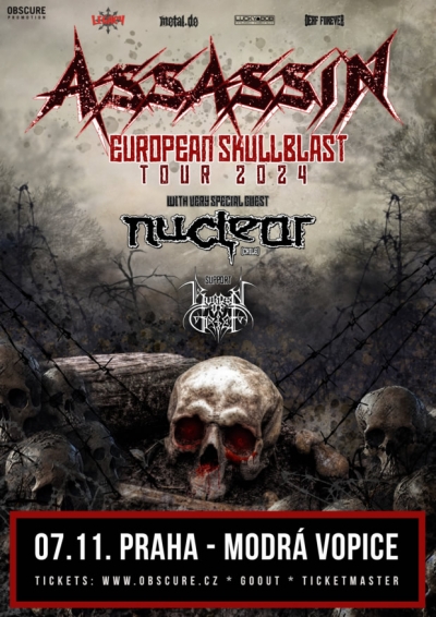 ASSASSIN & NUCLEAR - SKULLBLAST TOUR 2024 - Praha