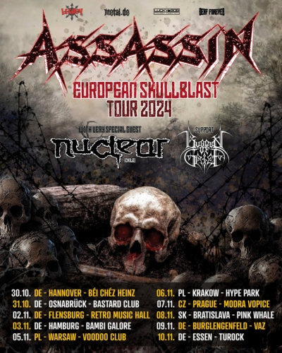 ASSASSIN & NUCLEAR - SKULLBLAST TOUR 2024 - Krakov