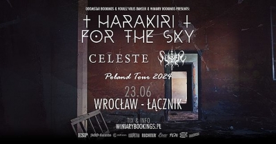 HARAKIRI FOR THE SKY & Celeste - Poland Tour 2024 - Vratislav