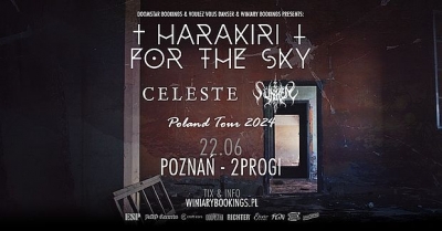 HARAKIRI FOR THE SKY & Celeste - Poland Tour 2024 - Poznaň