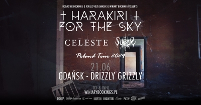 HARAKIRI FOR THE SKY & Celeste - Poland Tour 2024 - Gdańsk