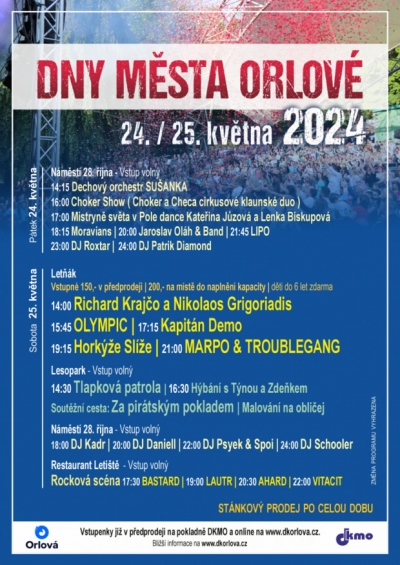 Dny města Orlové 2024