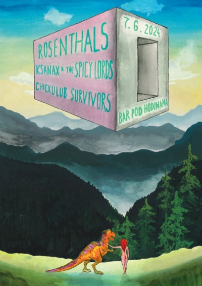 Rosenthals + Ksanax & The Spicy Lords + Chicxulub Survivors Pod hodinama