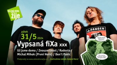 ZHŽ Open air 2024: VYPSANÁ FIXA + ZNC + UŽ JSME DOMA + RADOSTA + Don´t Panic + PRVNÍ HOŘE