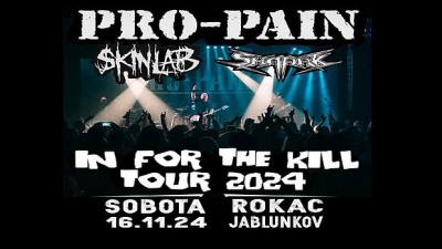 PRO-PAIN (USA) - In Four The Kill Tour 2024 - Jablunkov