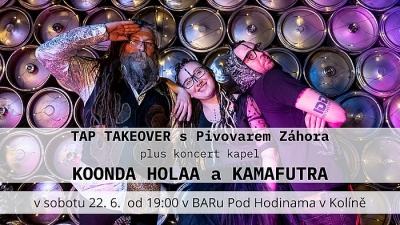 TTO s Pivovarem Záhora + koncert kapel KOONDA HOLAA a KAMAFUTRA