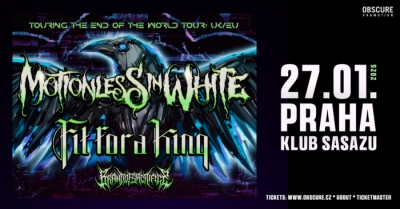 Motionless In White - Touring The End Of The World Tour 2024 EU/UK - Praha