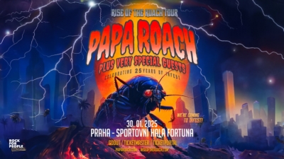 Papa Roach - Rise Of The Roach Tour 2025 - Praha