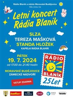 Letní koncert Rádia Blaník 2024 (Moravské Budějovice)