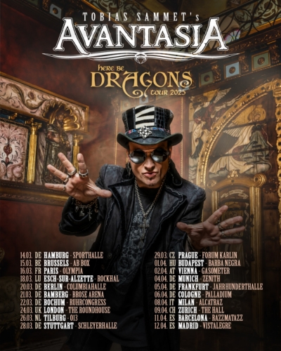 Avantasia - HERE BE DRAGONS TOUR 2025 - Praha