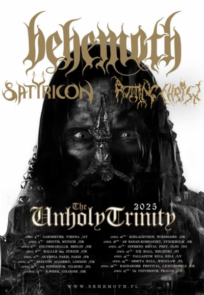 BEHEMOTH & SATYRICON & ROTTING CHRIST - THE UNHOLY TRINITY 2025 - Vídeň