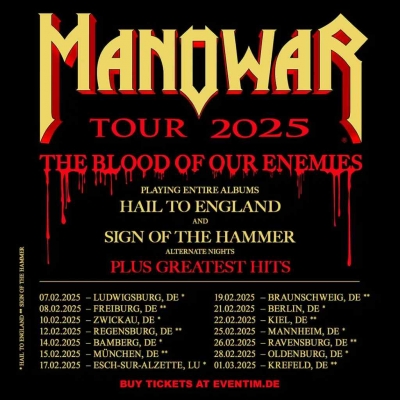 MANOWAR - The Blood Of Our Enemies Tour 2025 - Mnichov