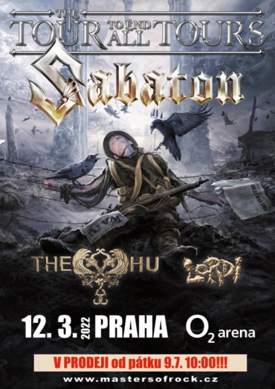 Sabaton - The Tour To End All Tours 2022 - Praha