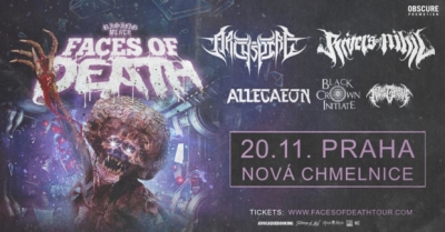 Rising Merch Faces Of Death Tour 2021 - Praha