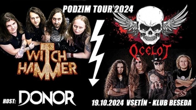 OCELOT & WITCH HAMMER - Podzim Tour 2024 - Vsetín