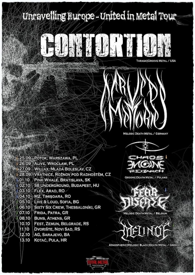 Contortion (USA) - Unravelling Europe United in Metal Tour 2024 - Bratislava