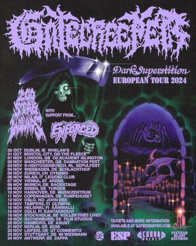 Gatecreeper - Dark Superstition European Tour 2024 - Vídeň