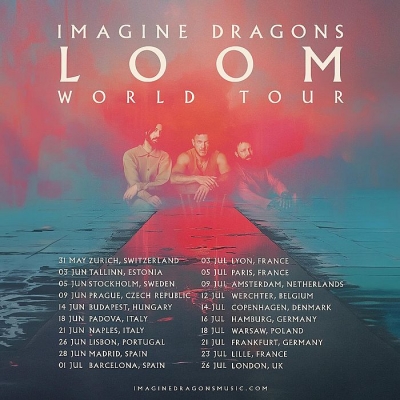 Imagine Dragons - LOOM world tour 2025 - Praha