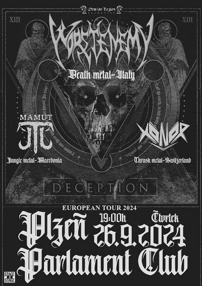 WORSTENEMY (Italy), MAMUT (N. Macedonia), XONOR (Swi) - Plzeň 2024