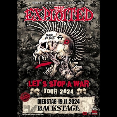 THE EXPLOITED - LET'S STOP A WAR TOUR 2024 - Mnichov