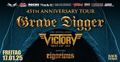 Grave Digger - 45th Anniversary Tour 2025 - Mnichov