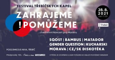 Festival Třebíčských kapel // ZAHRAJEME! POMŮŽEME