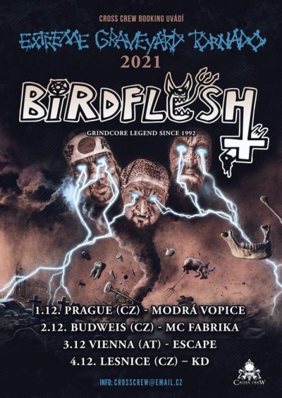 (ZRUŠENO) Birdflesh (SWE) + support v Českých Budějovicích