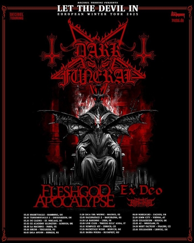 Dark Funeral - LET THE DEVIL IN European Winter Tour 2025 - Mnichov