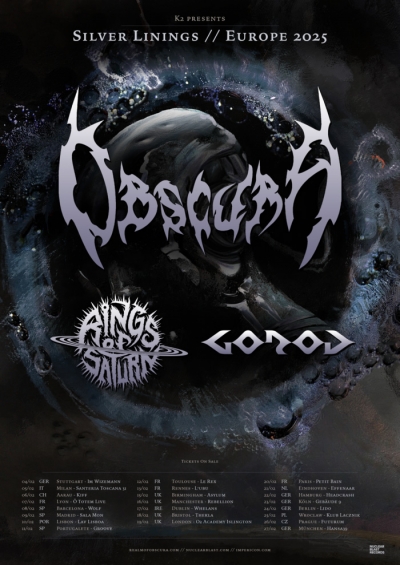 Obscura - Silver Linings European Tour 2025 - Vratislav