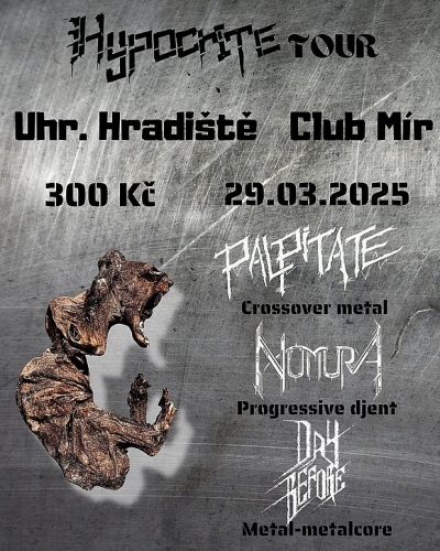 Palpitate | Nomura | Day Before - Hypocrite tour 2025 - Uherské Hradiště