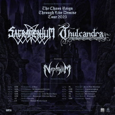 Thulcandra & Sacramentum - The Chaos Reign Through Live Demise Tour 2025 - Vídeň