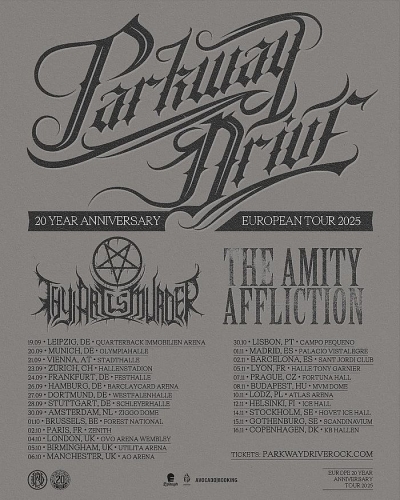 Parkway Drive - 20 Year Anniversary Tour European Tour 2025 - Lipsko