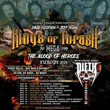 KINGS of THRASH - The Blood Of Heroes Europe 2024 - Suchdol nad Lužnicí