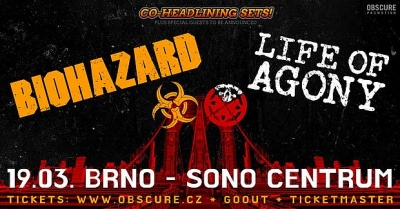 BIOHAZARD & LIFE OF AGONY - CO-HEADLINE EUROPE/UK TOUR 2025 - Brno