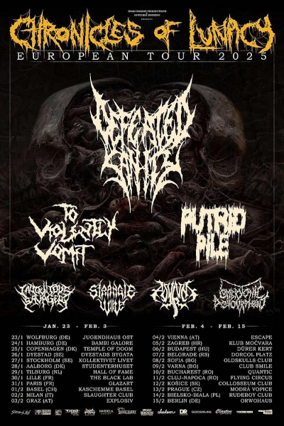 Defeated Sanity - CHRONICLES OF LUNACY EUROPEAN TOUR 2025 - Praha