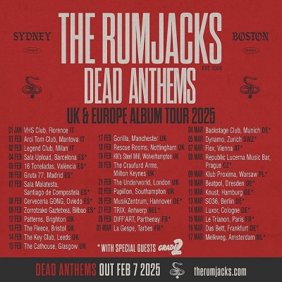 The Rumjacks (AU) - UK & Europe Album Tour 2025 - Varšava