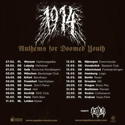 1914 - Anthems for Doomed Youth Tour 2025 - Krakov