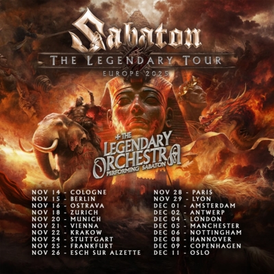 Sabaton - The Legendary Tour Europe 2025 - Berlín