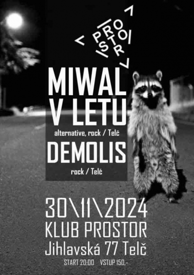 Míwal v letu & Demolis - Telč 2024