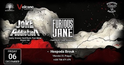 FURIOUS JANE & JOKE ADDICTION - Praha 2024 FURIOUS JANE & JOKE ADDICTION - Praha 2024